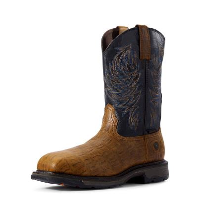 Ariat Work: WorkHog Composite Toe Zapatos de Seguridad Hombre - Marrones (HBUJI4532)